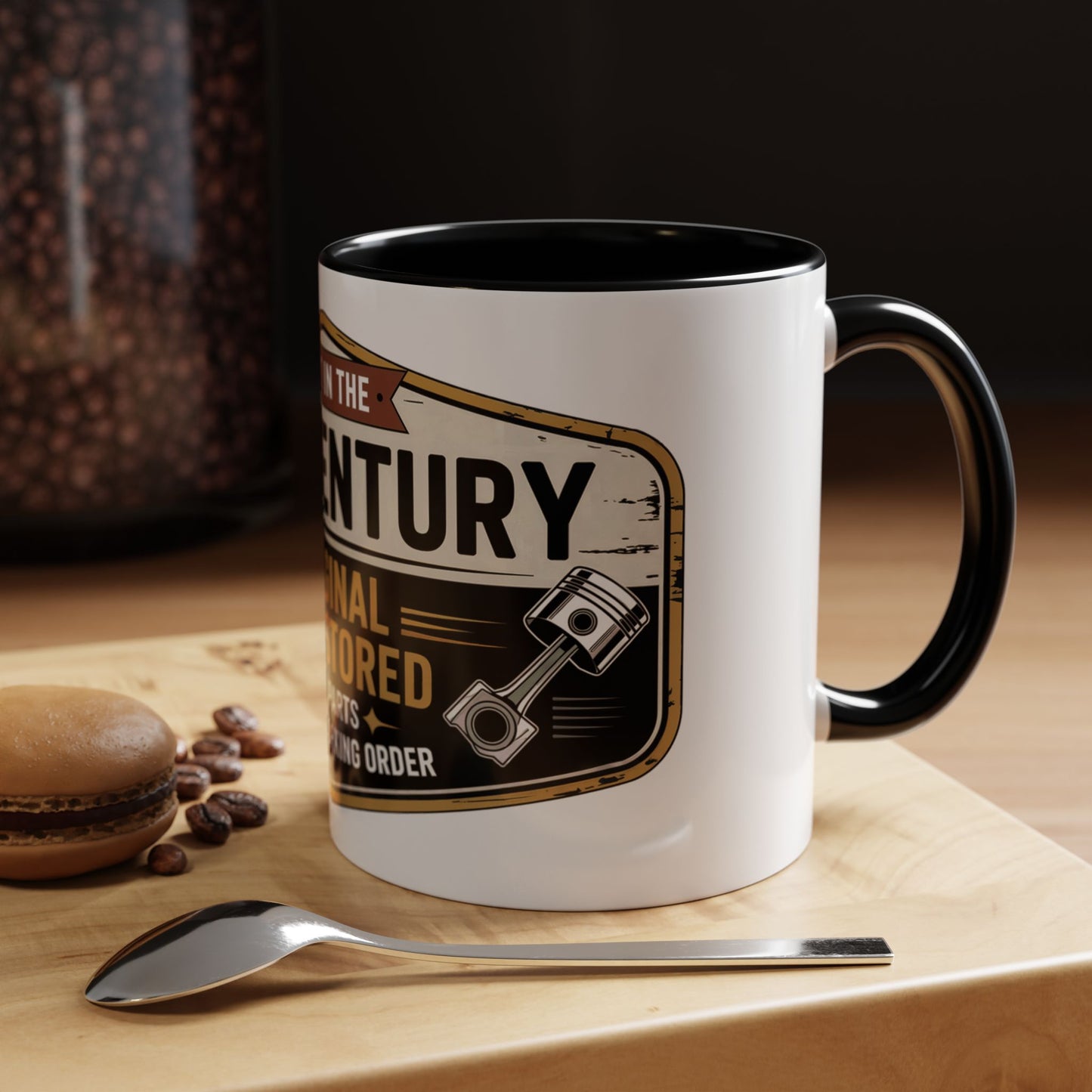 Built in the Mid-Century, Original Unrestored Ceramic Coffee Mug