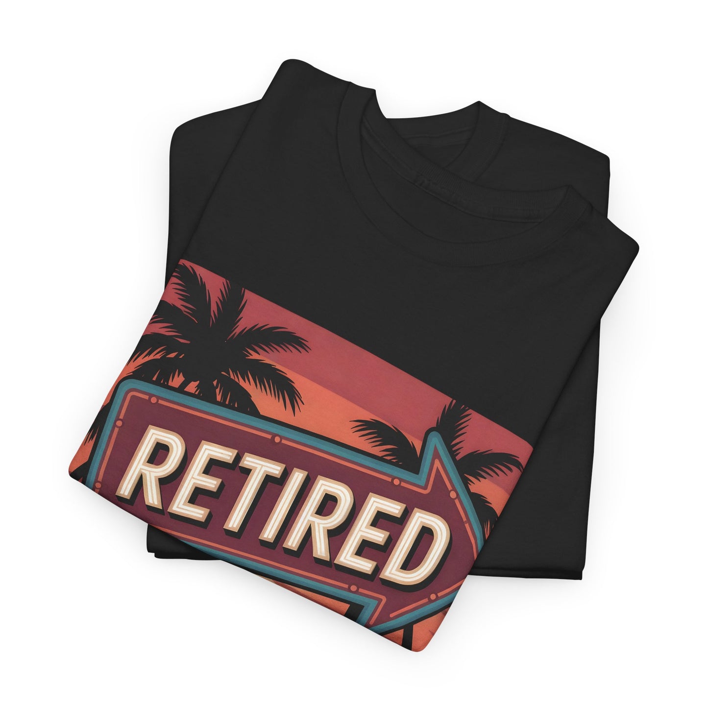"Retired. Living the 7-Day Weekend. No Alarm Clock Needed" Vintage T-Shirt