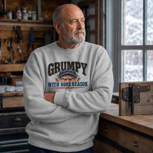 "Grumpy With Good Reason" Vintage Sweatshirt