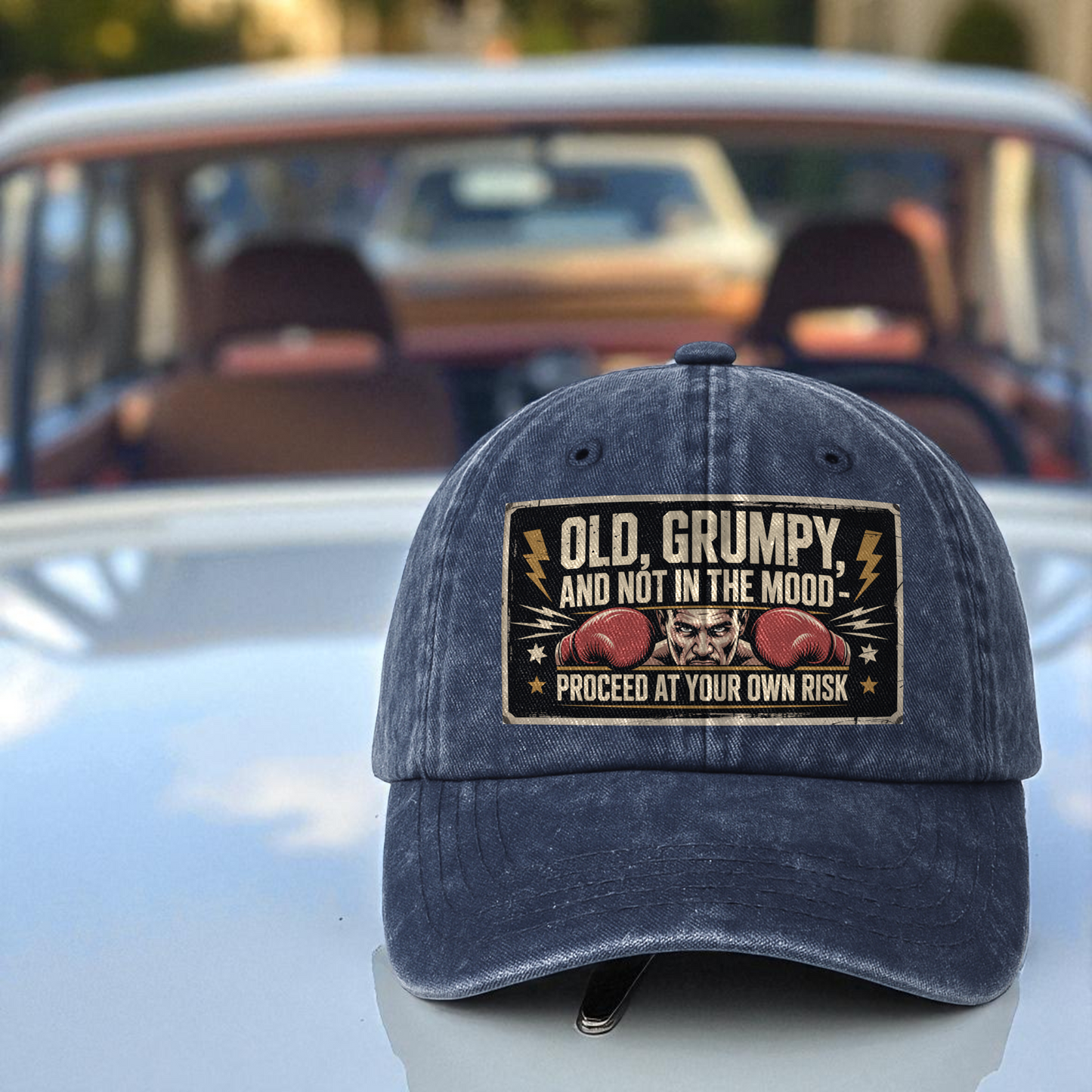 The "Proceed At Your Own Risk" Cap - Old & Grumpy Edition