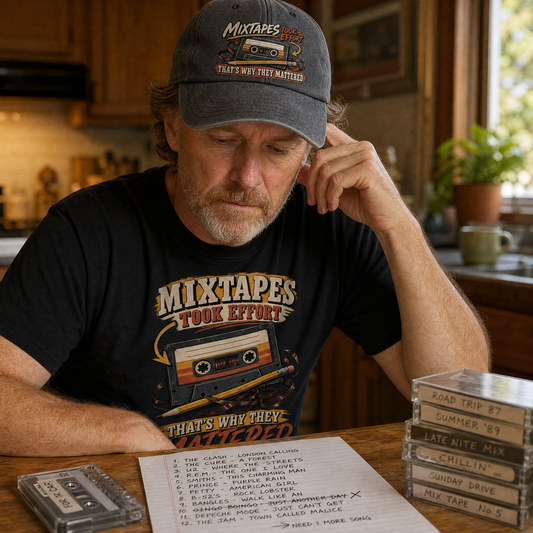 "Mixtapes Took Effort. That's Why They Mattered" Vintage T-Shirt