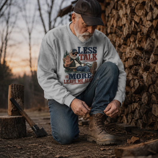 "Less Talk More Leave Me Alone" Vintage Sweatshirt