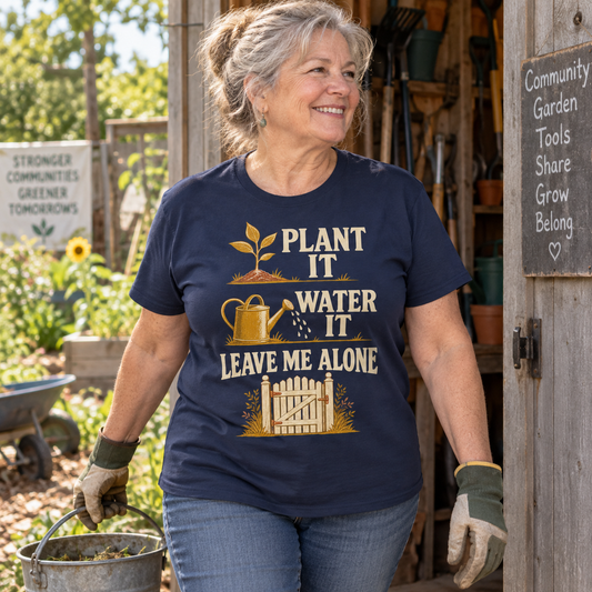 "Plant It. Water It. Leave Me Alone" Vintage T-Shirt