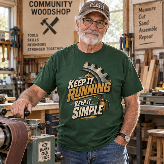 "Keep It Running. Keep It Simple" Vintage T-Shirt