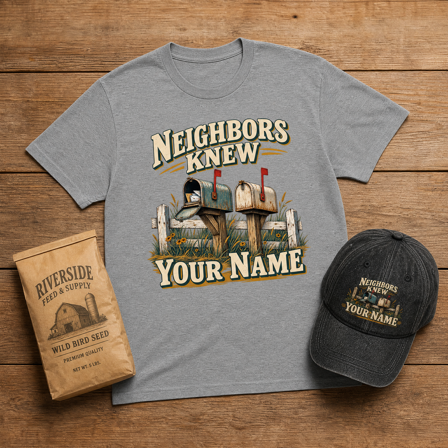 "Neighbors Knew Your Name" Vintage T-Shirt