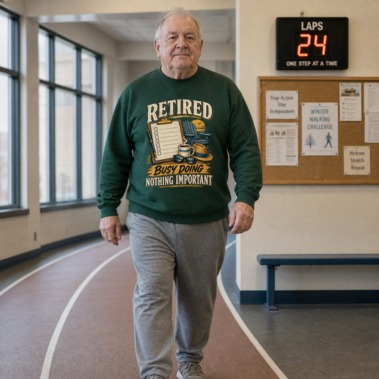 "Retired. Busy Doing Nothing Important" Vintage Sweatshirt