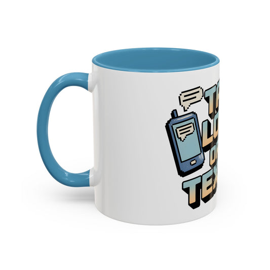 Talk Louder Or Just Text Me Ceramic Coffee Mug