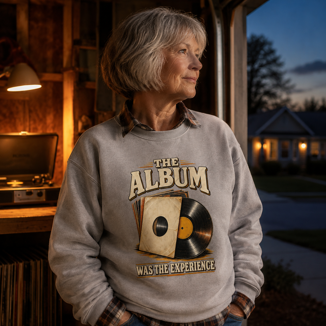 "The Album Was The Experience" Vintage Sweatshirt