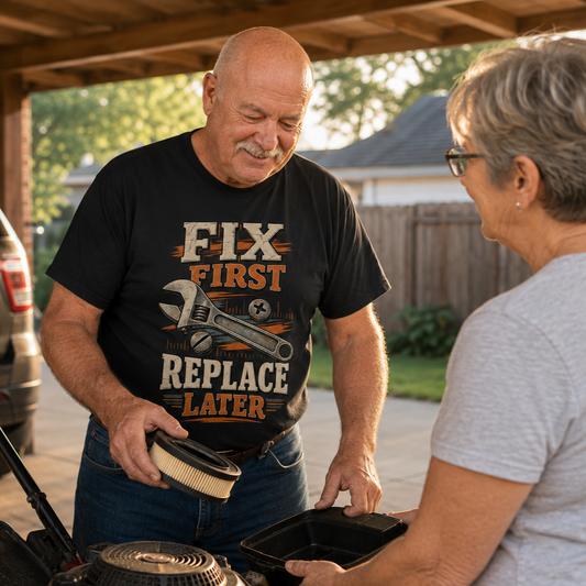 "Fix First. Replace Later" Vintage T-Shirt