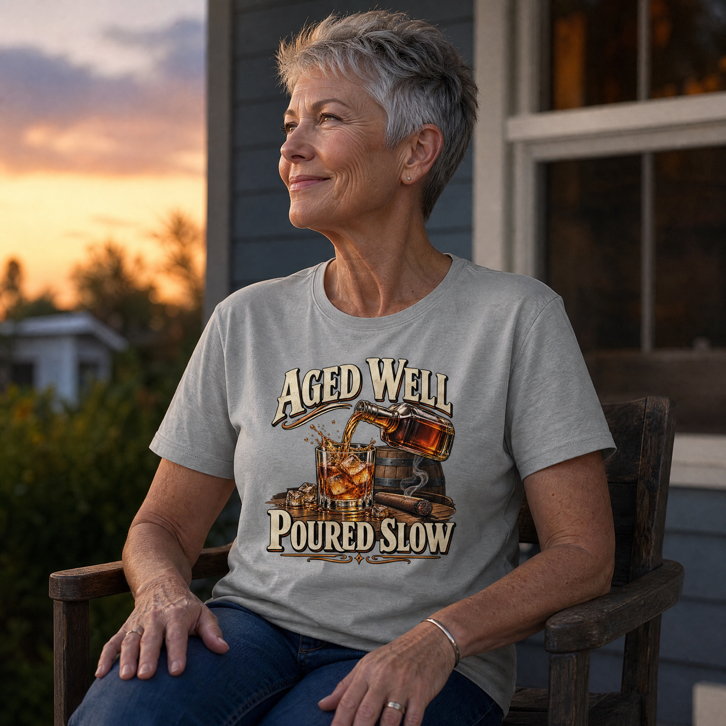 "Aged Well. Poured Slow" Vintage T-Shirt