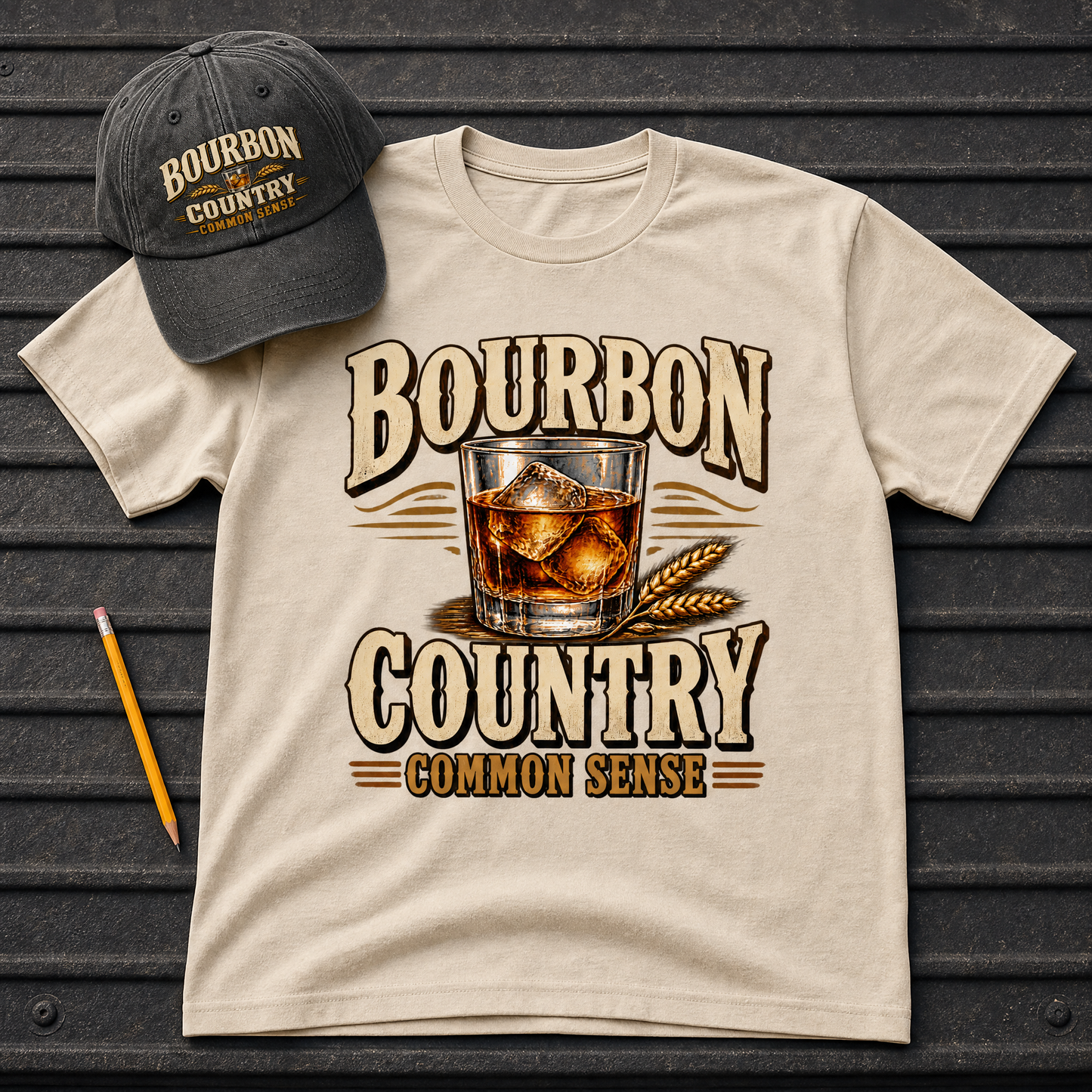"Bourbon Country Common Sense" Vintage T-Shirt