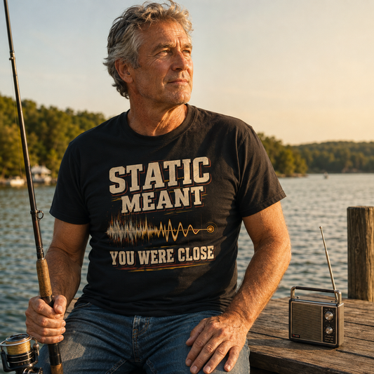 "Static Meant You Were Close" Vintage T-Shirt