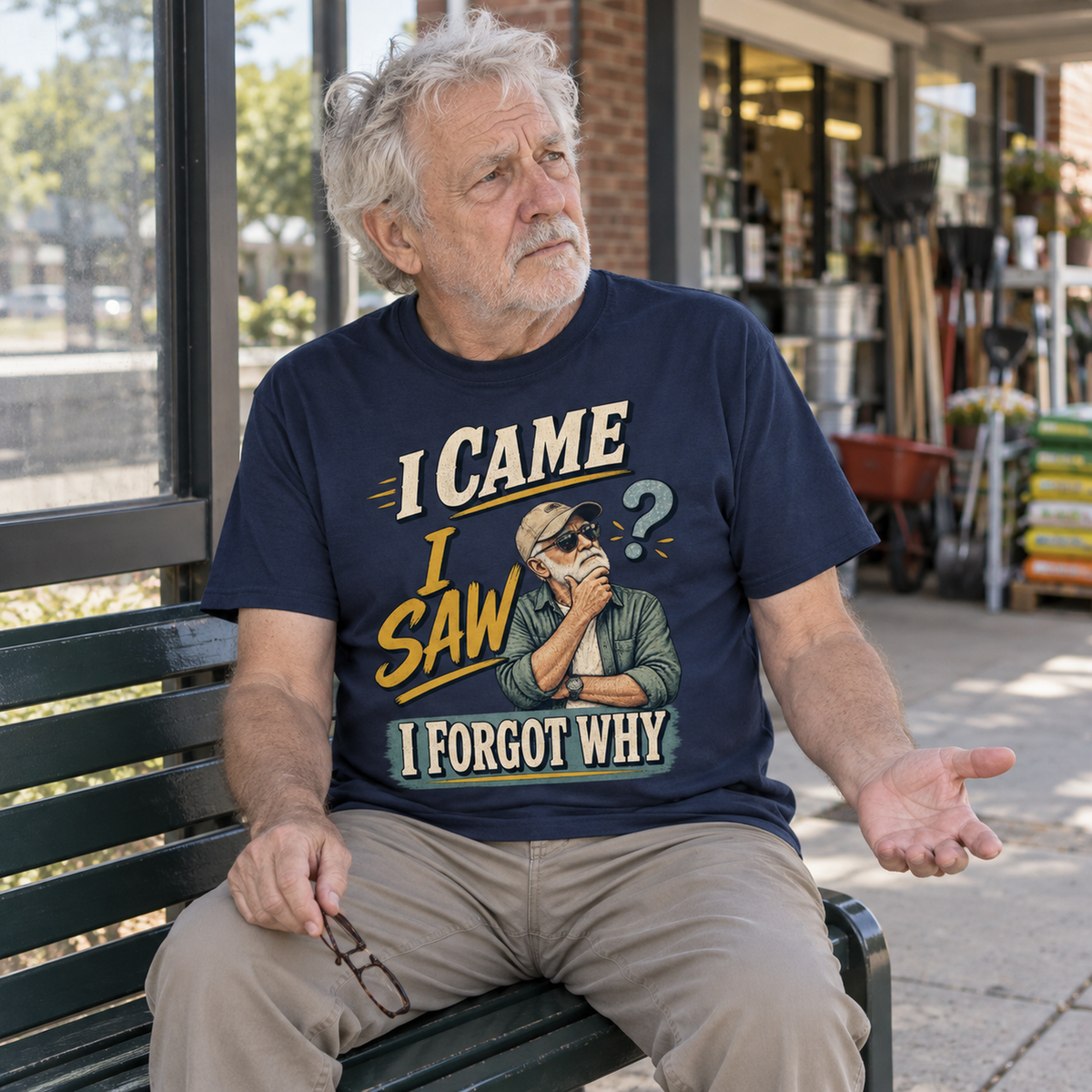 "I Came I Saw I Forgot Why" Vintage T-Shirt