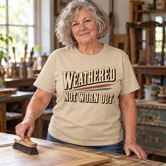 "Weathered Not Worn Out" Vintage T-Shirt