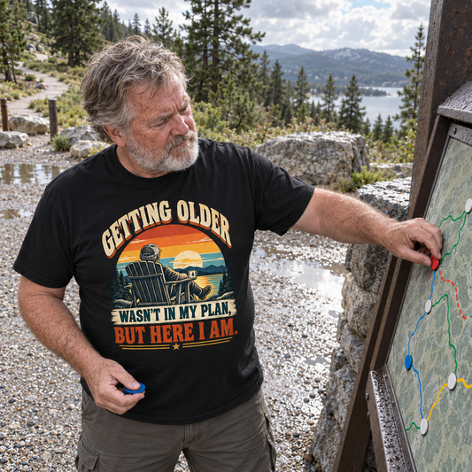 "Getting Older Wasn't In My Plan, But Here I Am." Vintage T-Shirt