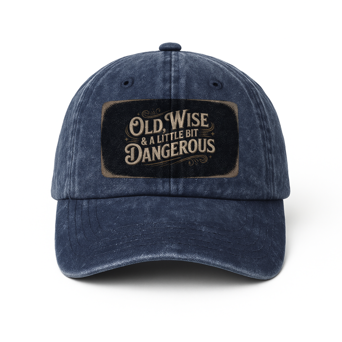 “Old, Wise & A Little Bit Dangerous” Rusted Label Grit Cap