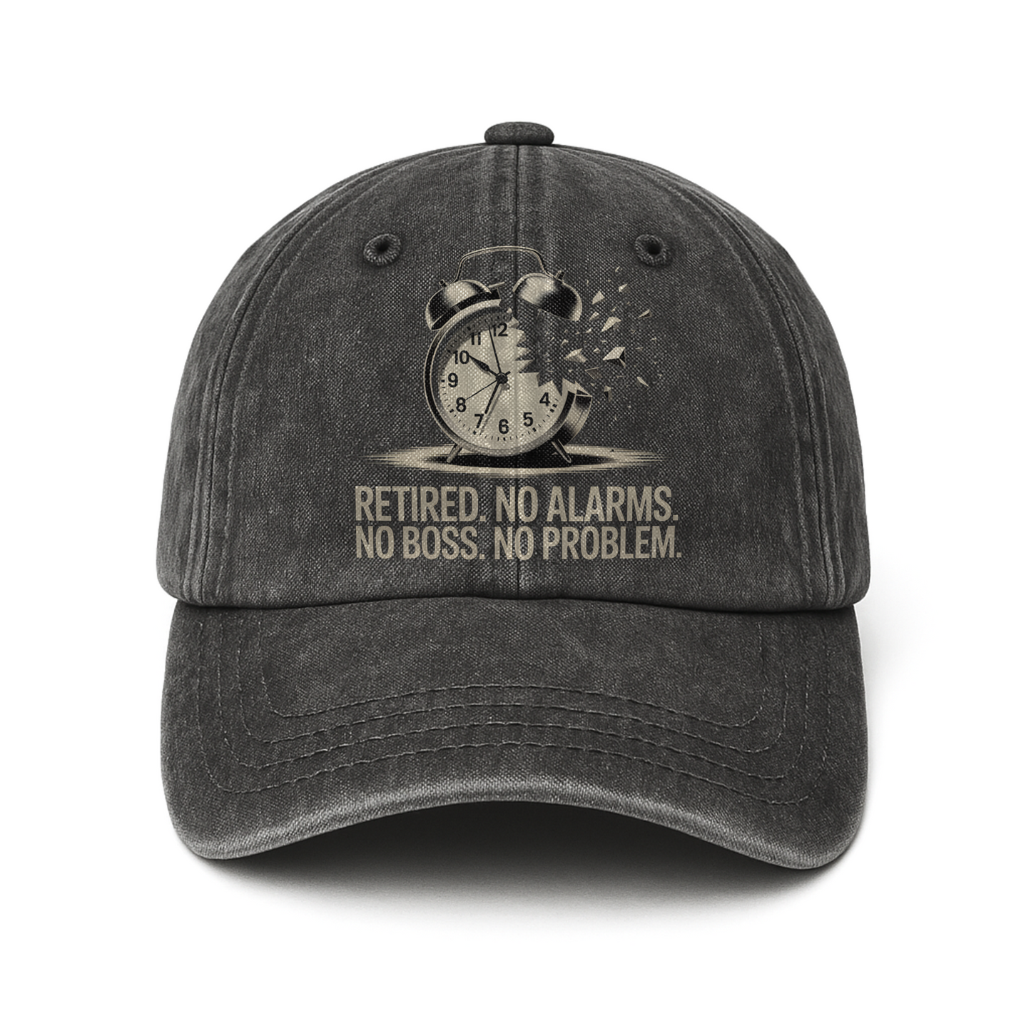 “Retired. No Alarms. No Boss. No Problem.” Break Time Classic Cap