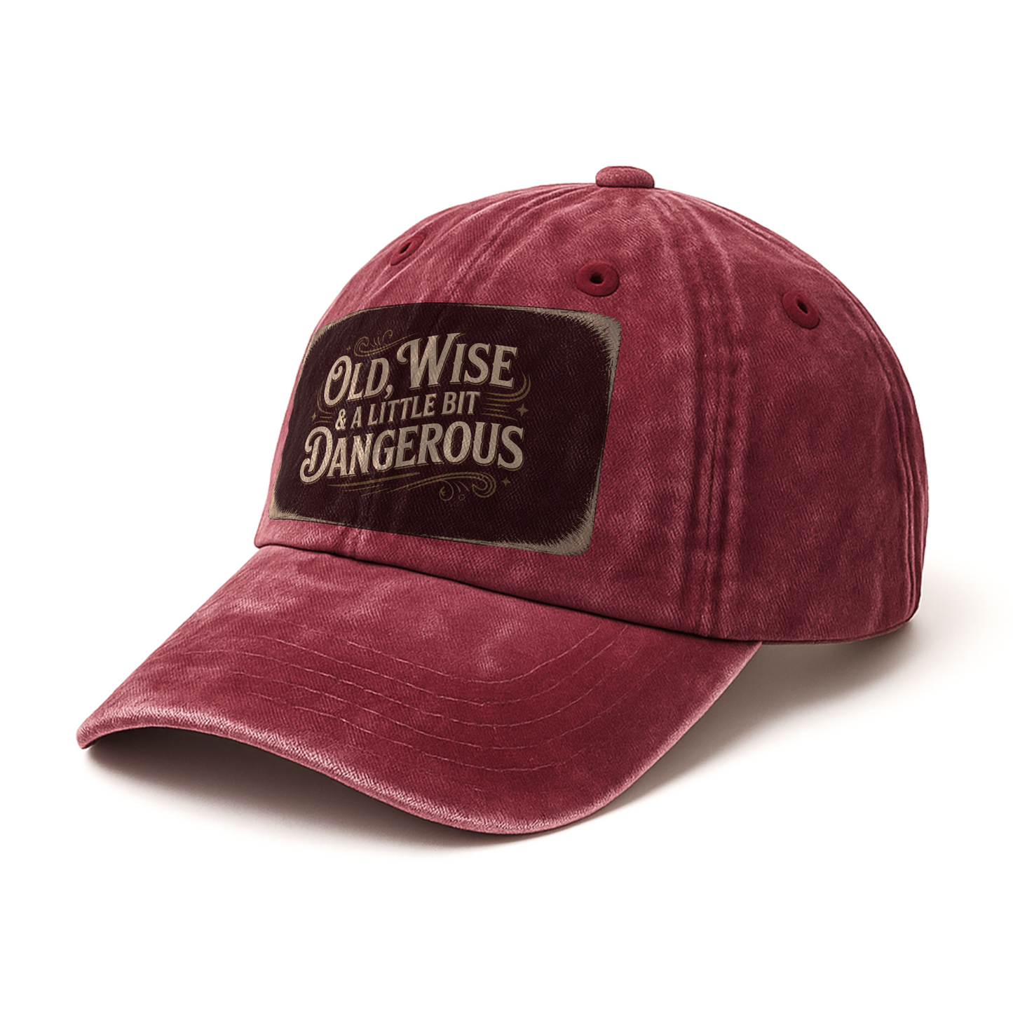 “Old, Wise & A Little Bit Dangerous” Rusted Label Grit Cap