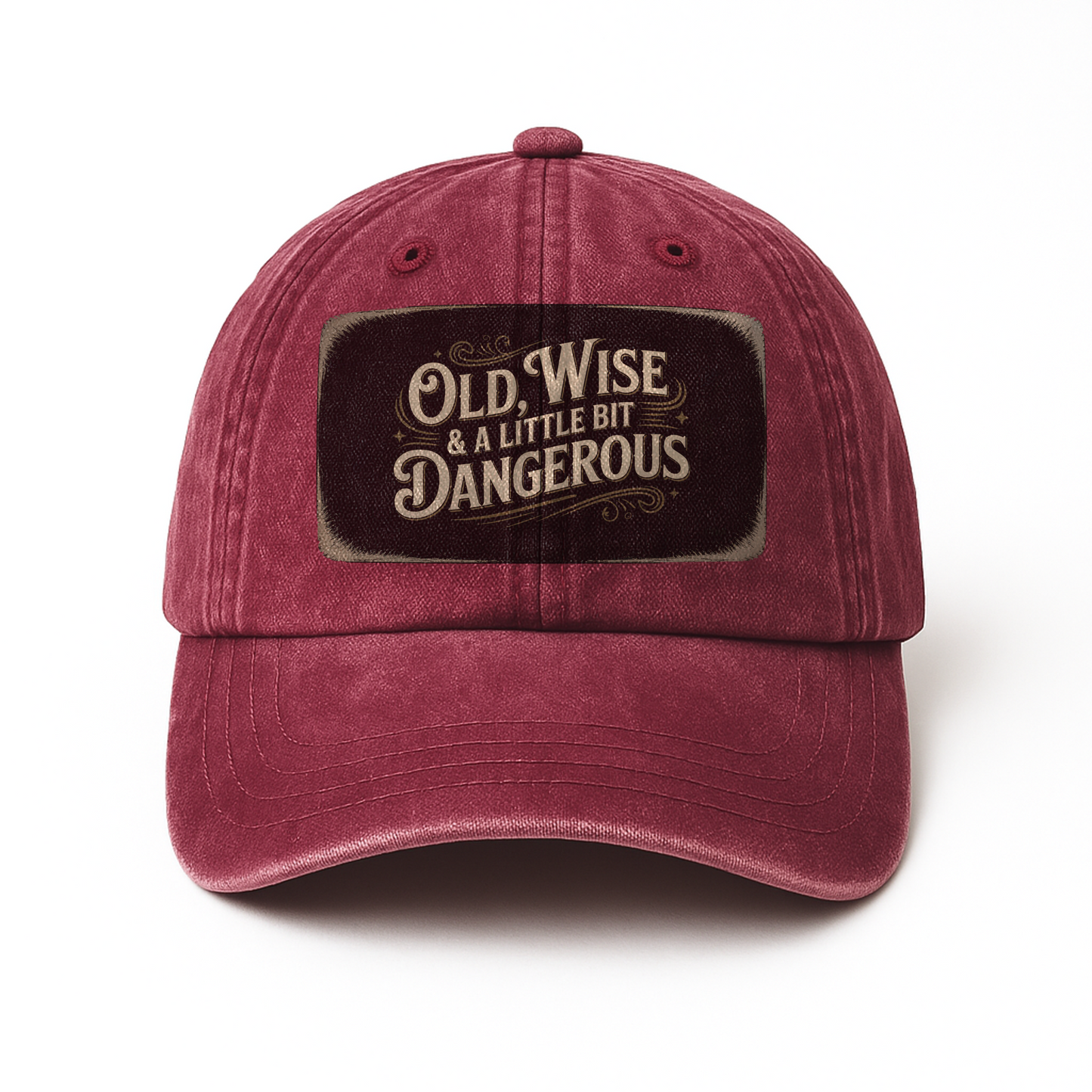 “Old, Wise & A Little Bit Dangerous” Rusted Label Grit Cap