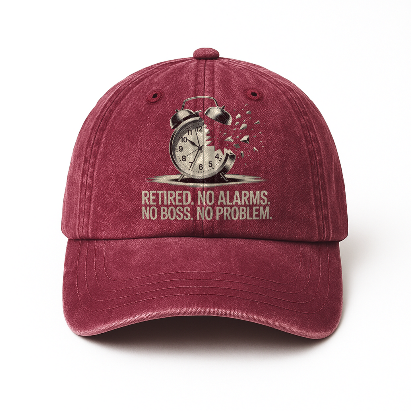 “Retired. No Alarms. No Boss. No Problem.” Break Time Classic Cap