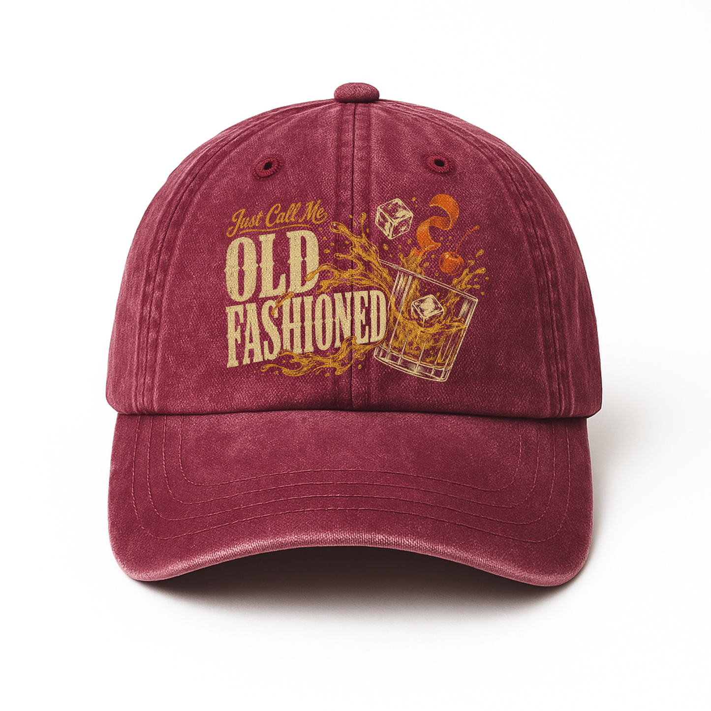 "Just Call Me Old Fashioned" Vintage Washed Cap