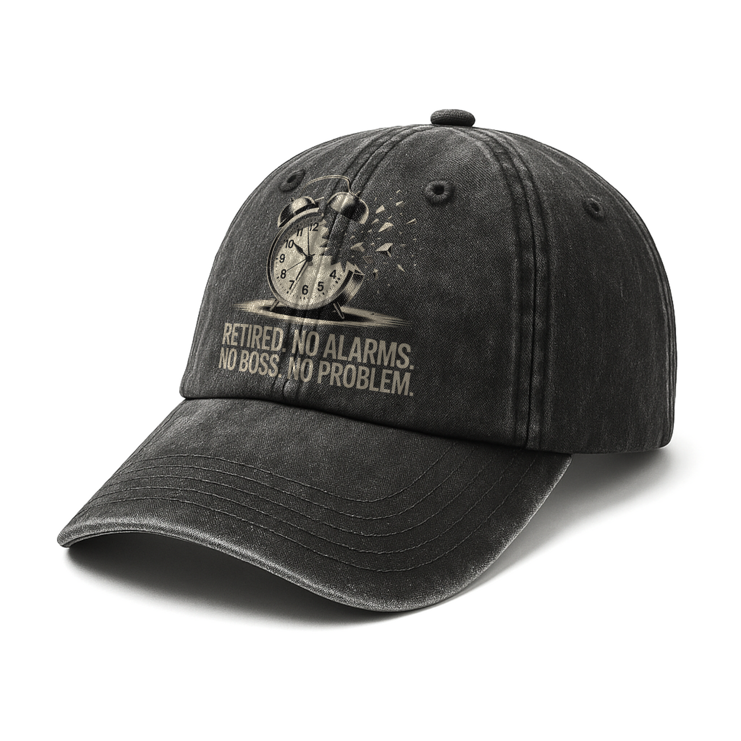 “Retired. No Alarms. No Boss. No Problem.” Break Time Classic Cap