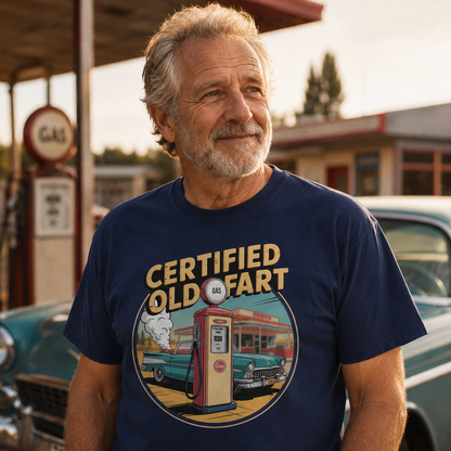 "Certified Old Fart" Vintage T-Shirt