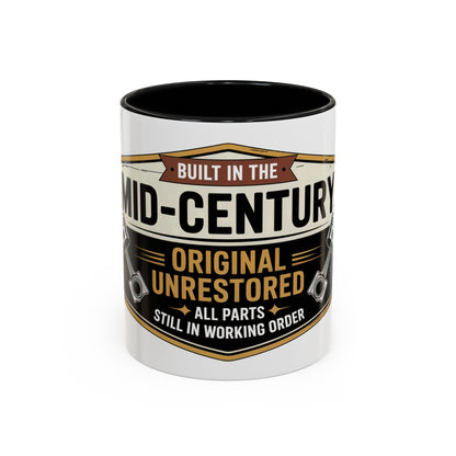 Built in the Mid-Century, Original Unrestored Ceramic Coffee Mug