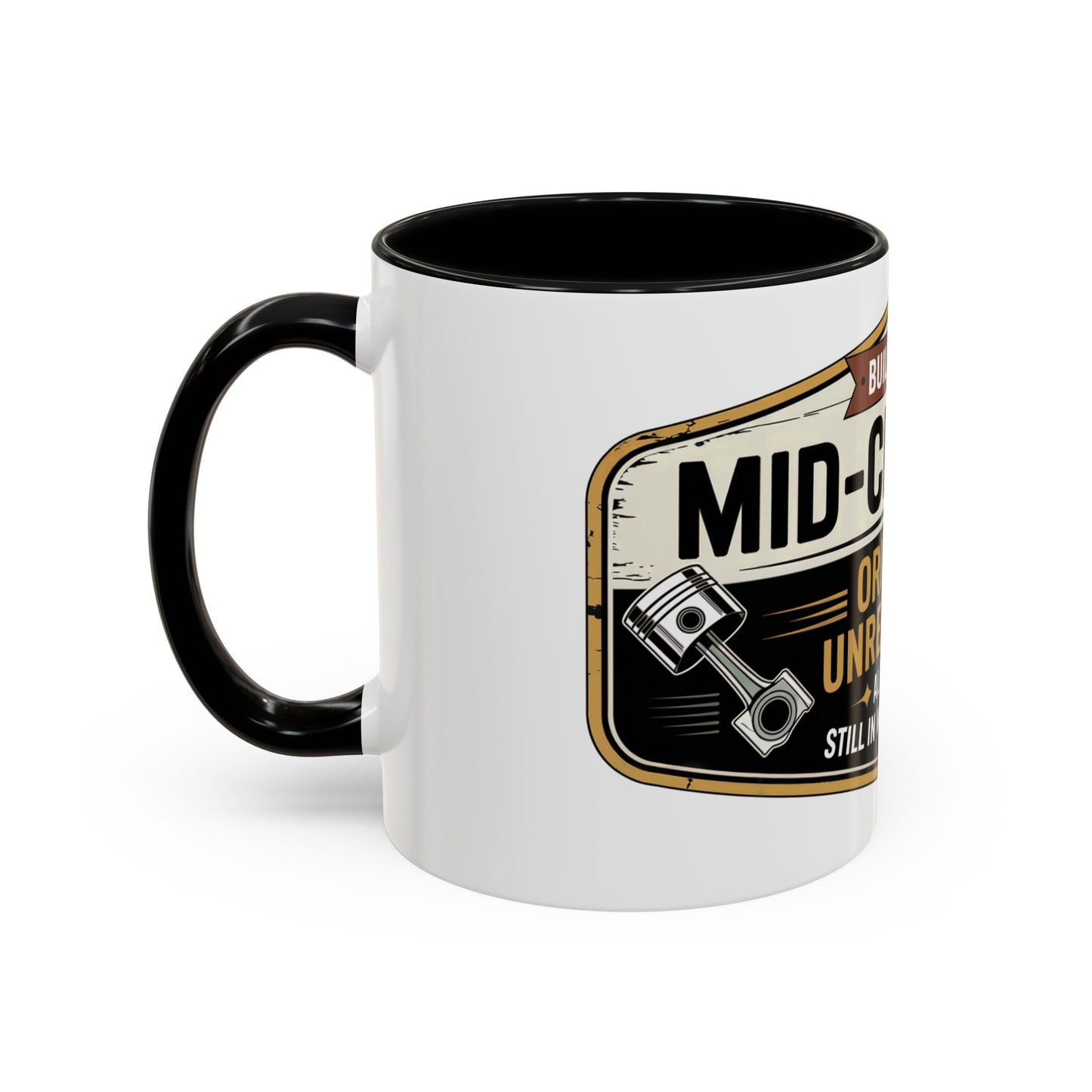 Built in the Mid-Century, Original Unrestored Ceramic Coffee Mug