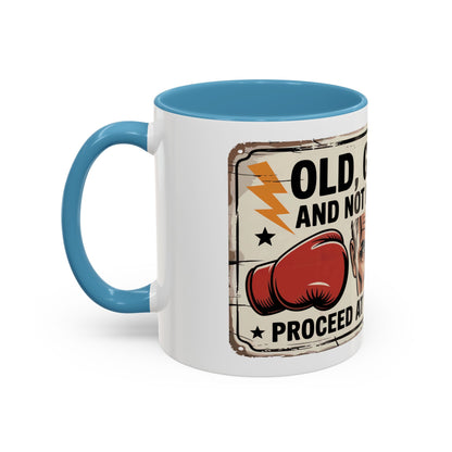 Old, Grumpy and Not in the Mood Ceramic Coffee Mug