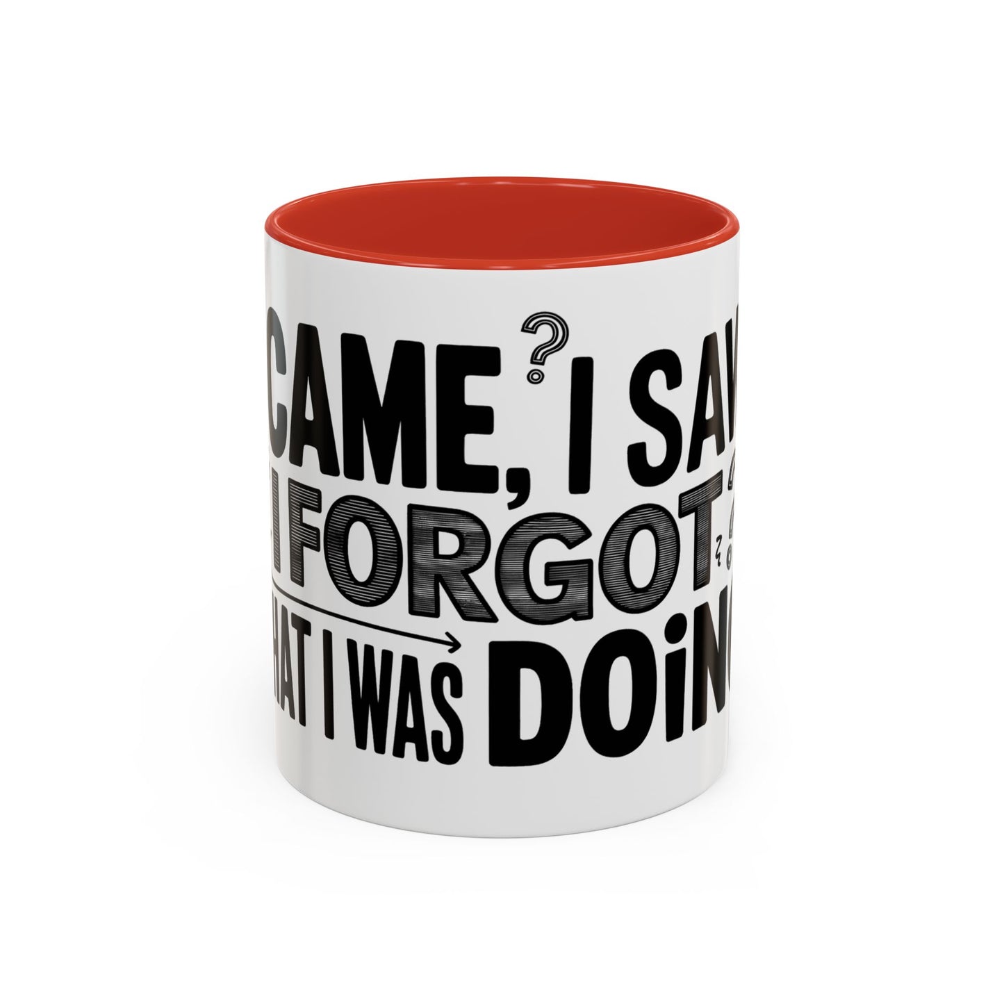 I Came, I Saw, I Forgot What I Was Doing Ceramic Coffee Mug
