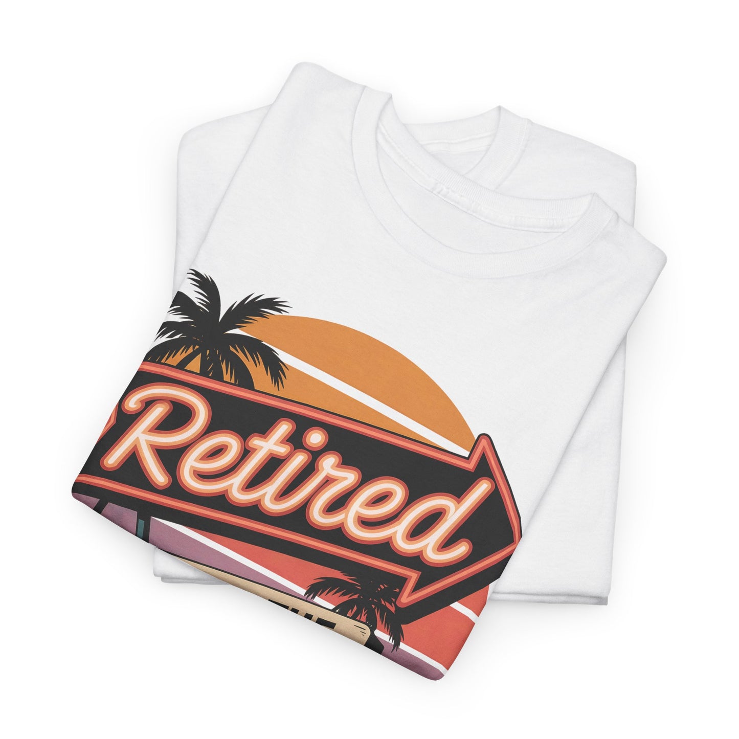"Retired - Living the 7-Day Weekend - No Alarm Clock Needed" Vintage T-Shirt