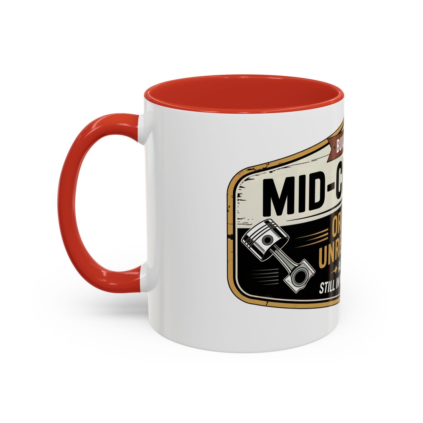 Built in the Mid-Century, Original Unrestored Ceramic Coffee Mug