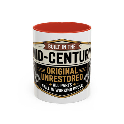 Built in the Mid-Century, Original Unrestored Ceramic Coffee Mug