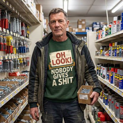 "Oh Look! Nobody Gives a Shit" Vintage Sweatshirt