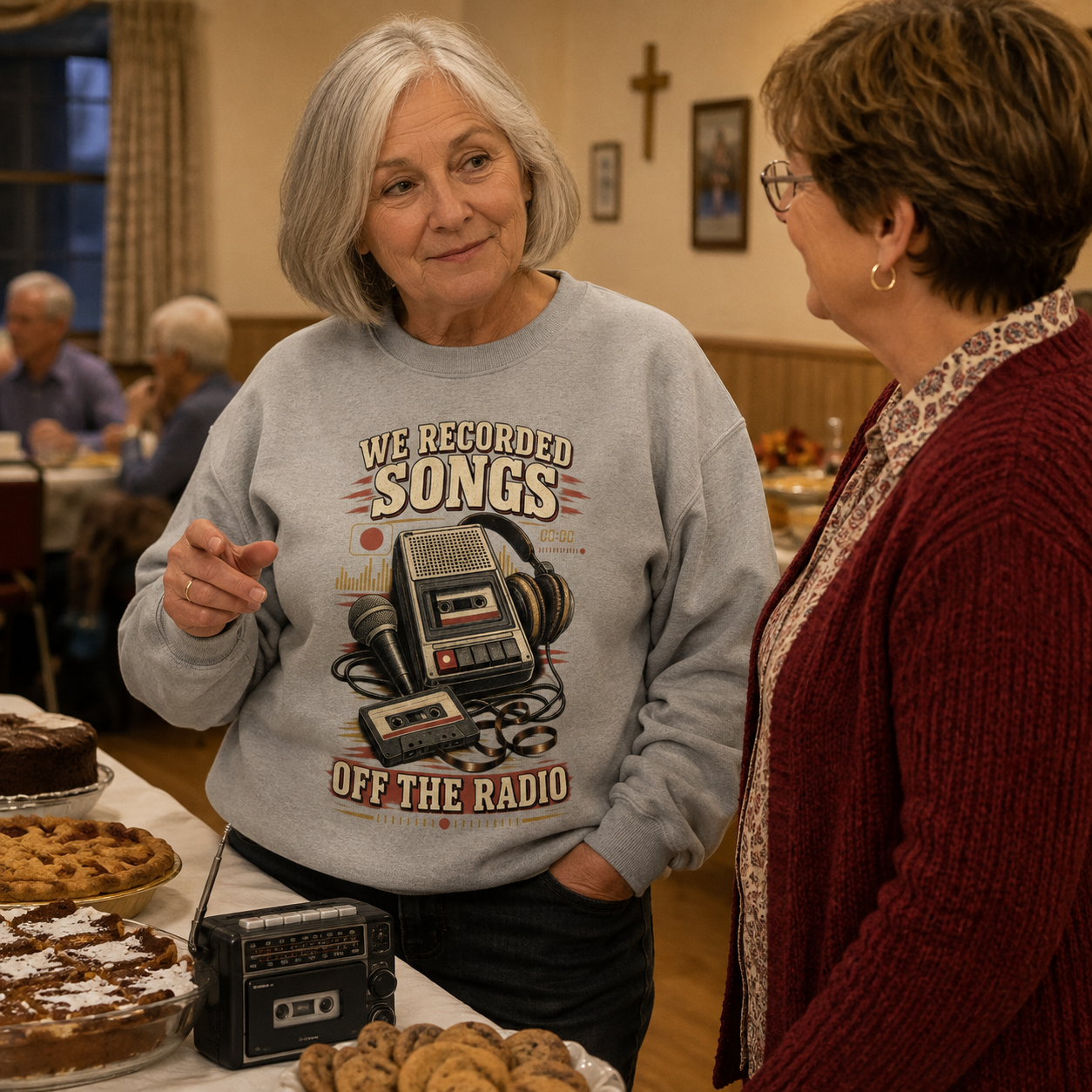 "We Recorded Songs Off The Radio" Vintage Sweatshirt