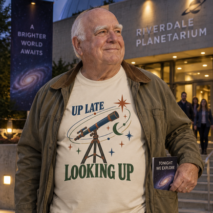 "Up Late Looking Up" Vintage T-Shirt