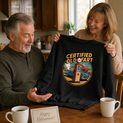 "Certified Old Fart" Vintage Sweatshirt