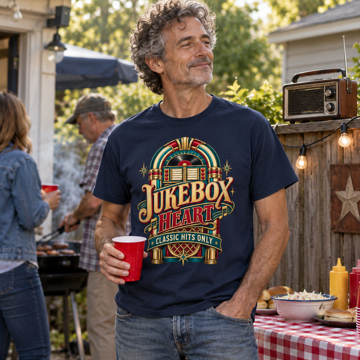 "Jukebox Heart. Classic Hits Only" Vintage T-Shirt