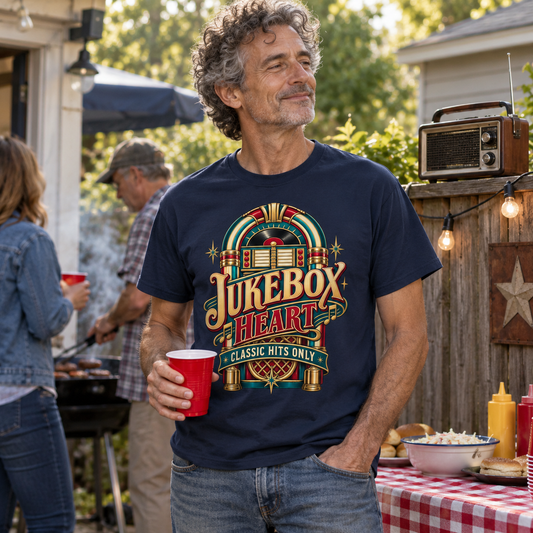"Jukebox Heart. Classic Hits Only" Vintage T-Shirt