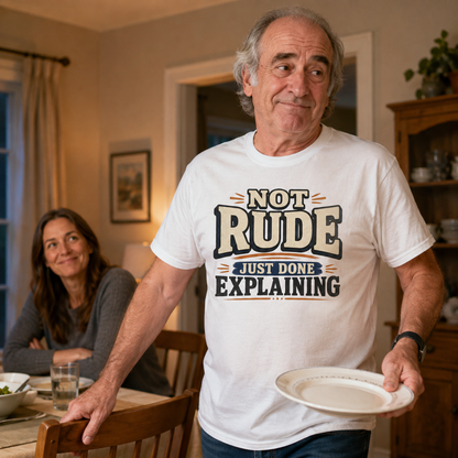 "Not Rude. Just Done Explaining" Vintage T-Shirt