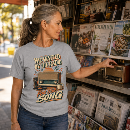 "We Waited By The Radio For Our Song" Vintage T-Shirt