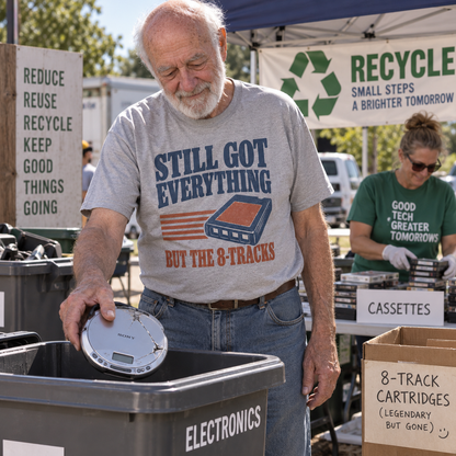 "Still Got Everything But The 8-Tracks" Vintage T-Shirt