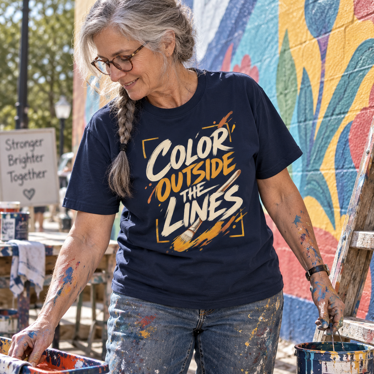 "Color Outside The Lines" Vintage T-Shirt
