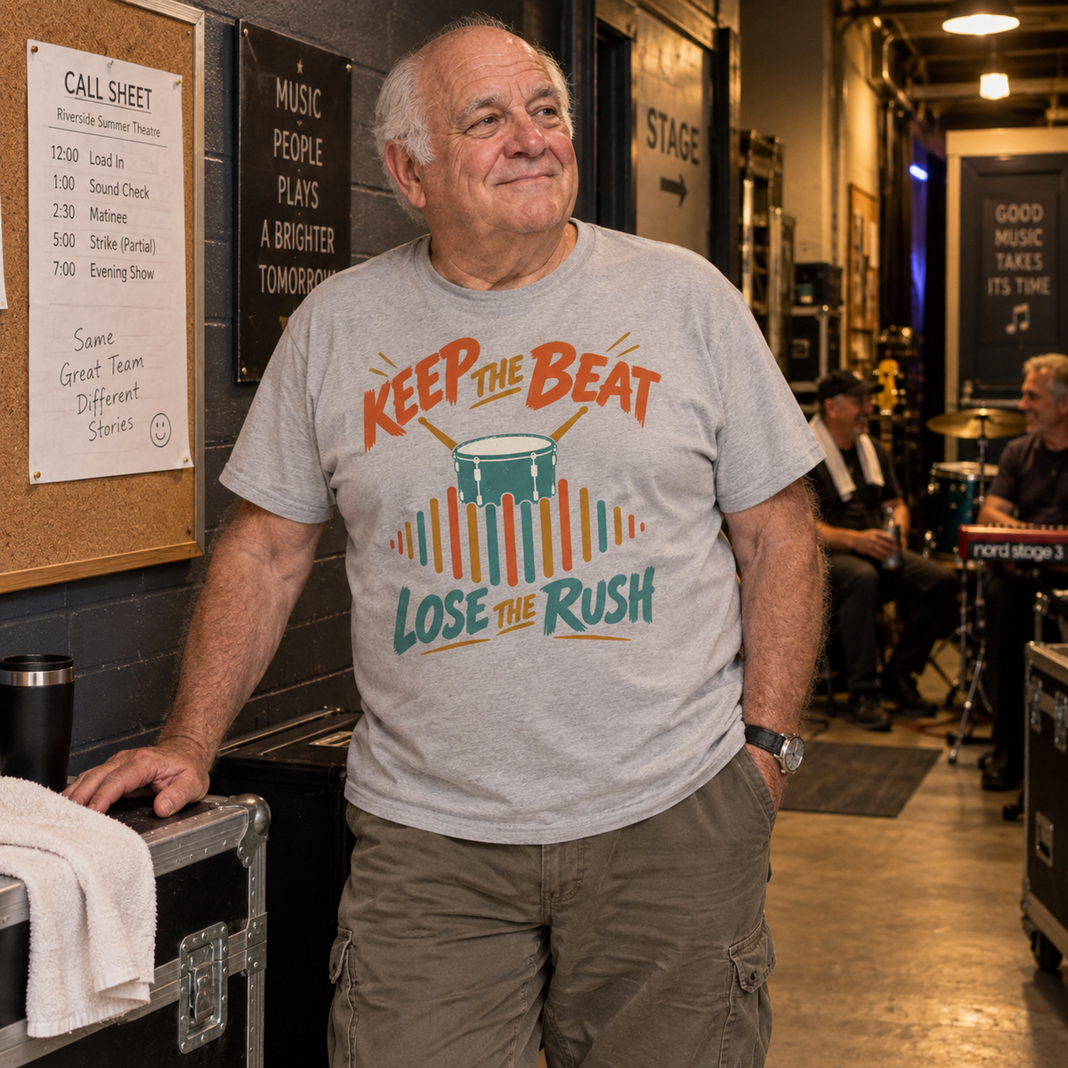 "Keep The Beat. Lose The Rush" Vintage T-Shirt