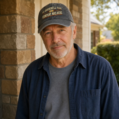 "The Doorbell Rang. Company Was Here" Vintage Washed Cap