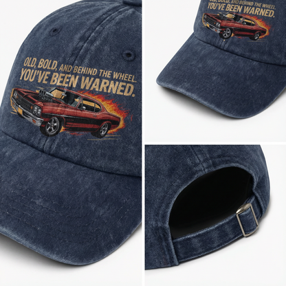 The "Road Hazard" Cap - Old, Bold & Behind The Wheel