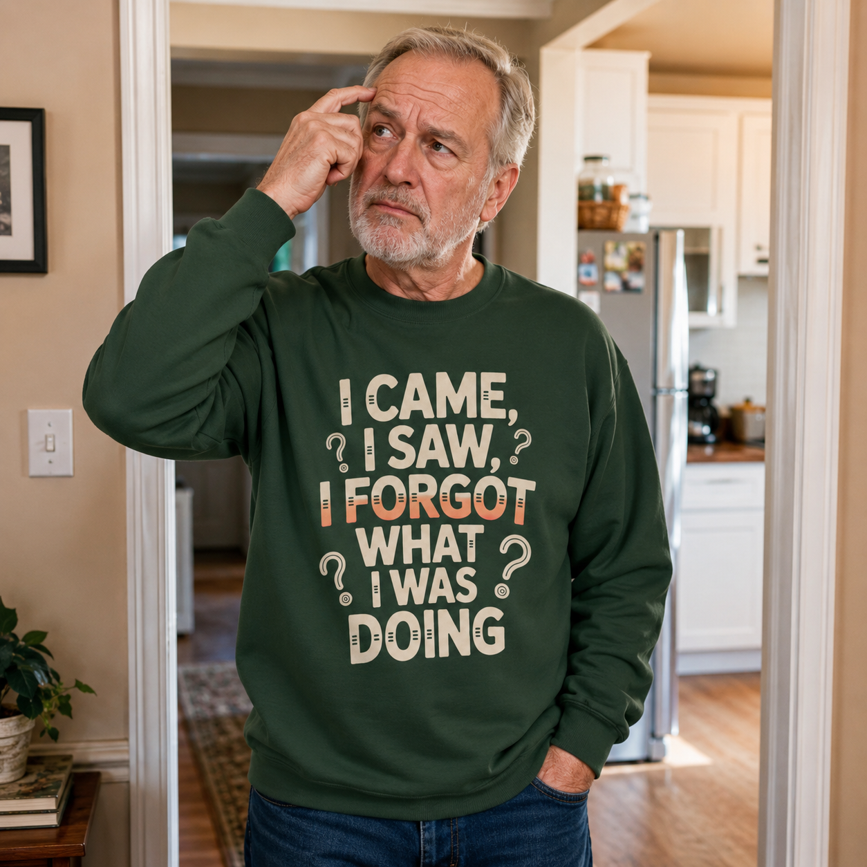 "I Came, I Saw, I Forgot What I Was Doing" Vintage Sweatshirt