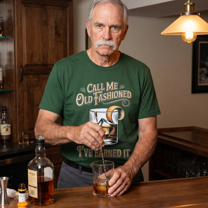 "Call Me Old Fashioned. I’ve Earned It" Vintage T-Shirt