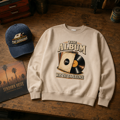 "The Album Was The Experience" Vintage Sweatshirt